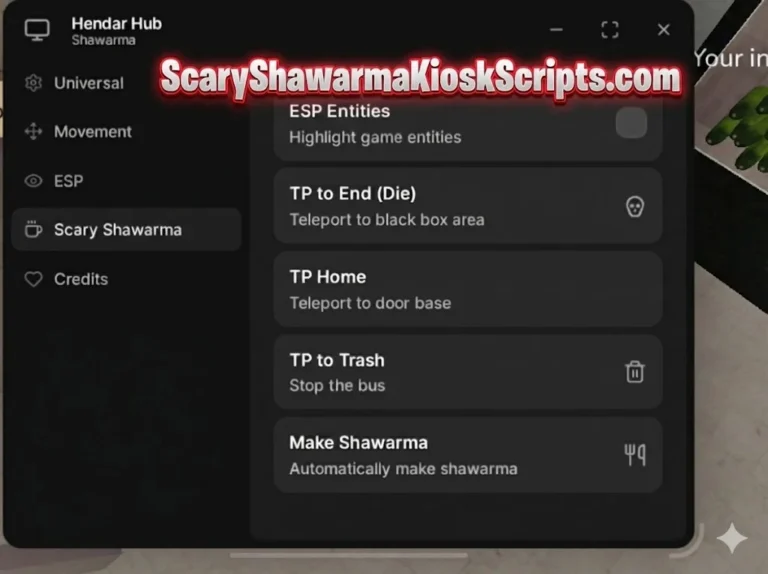 hendar hub script for Ssk script